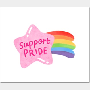 Support Pride Posters and Art